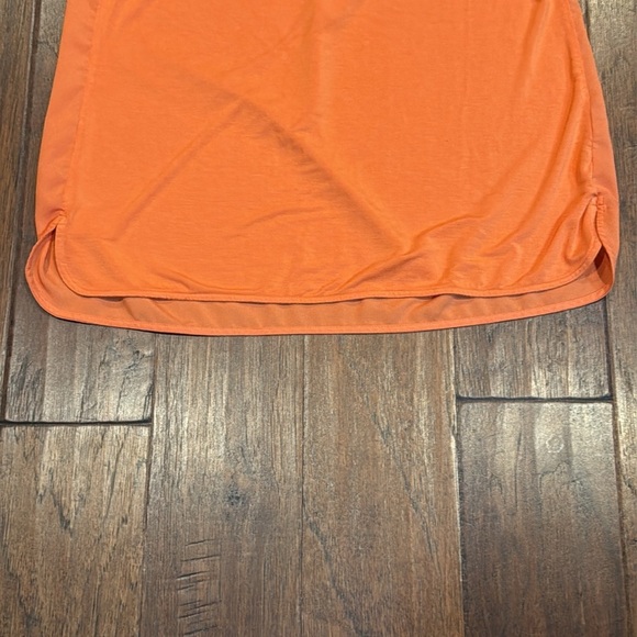 Small Calvin Klein Women's Loose Fitting Orange Blouse Top - Picture 5 of 8